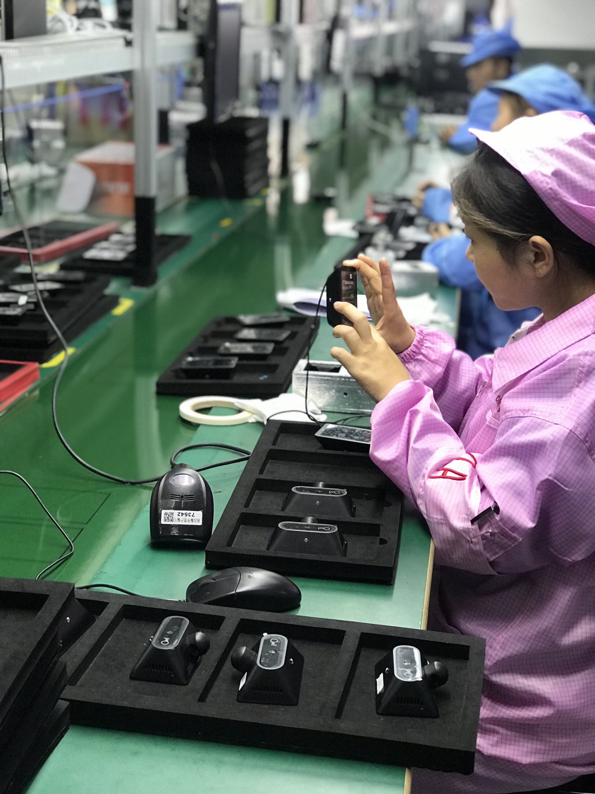 Owlcam assembly line